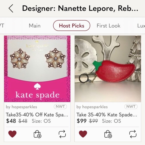 Take 40% Off Kate Spade ♠️ Chantilly Charm Earrings NWTs - Picture 4 of 8